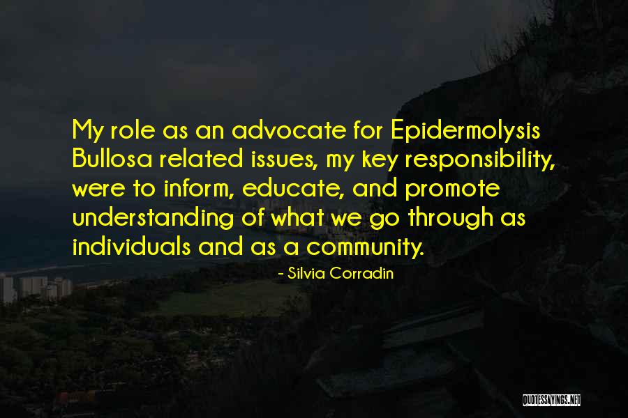 Community Responsibility Quotes By Silvia Corradin Community Responsibility Quotes By Silvia Corradin