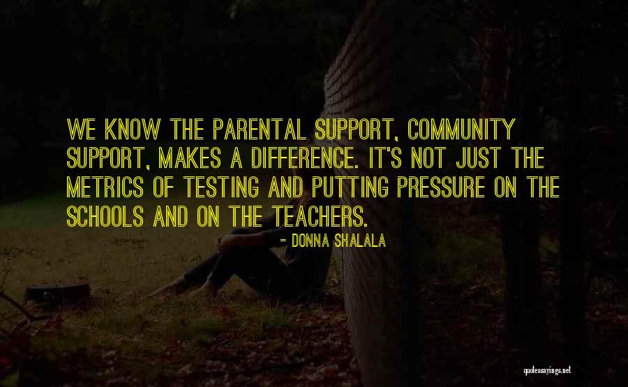 Community Schools Quotes By Donna Shalala