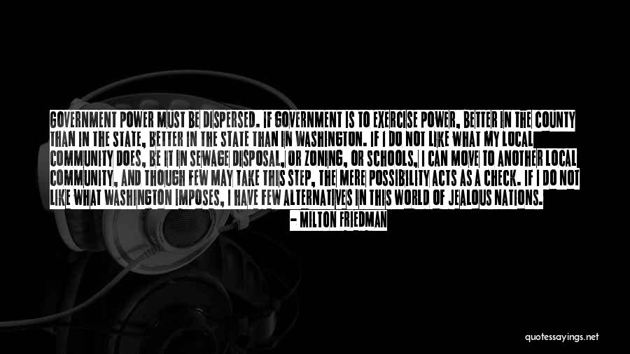 Community Schools Quotes By Milton Friedman