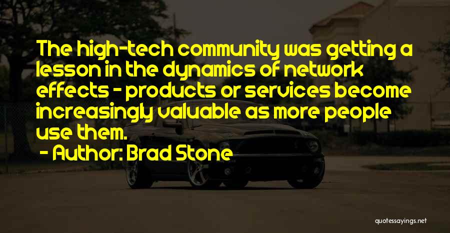 Community Services Quotes By Brad Stone