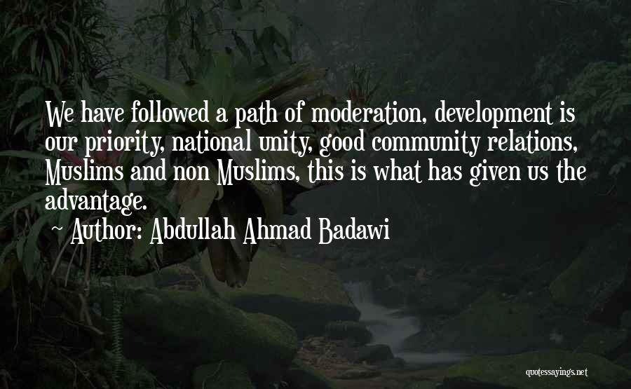 Community Unity Quotes By Abdullah Ahmad Badawi