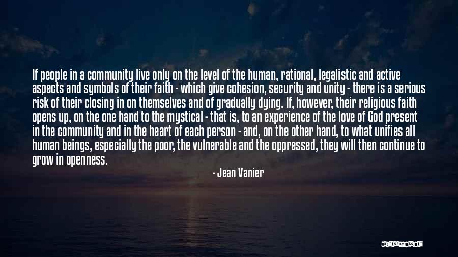 Community Unity Quotes By Jean Vanier