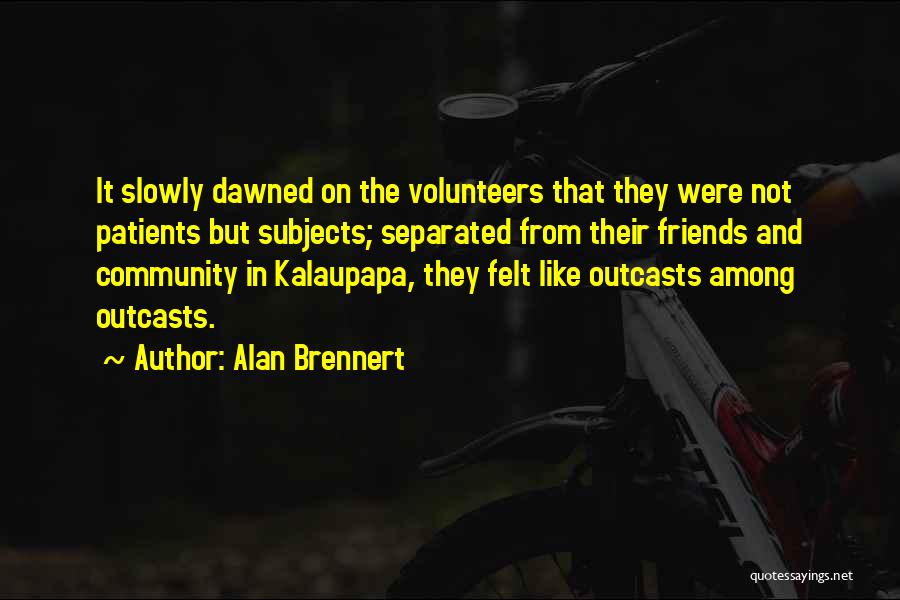 Community Volunteers Quotes By Alan Brennert