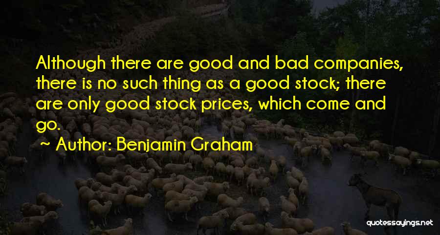 Companies Quotes By Benjamin Graham