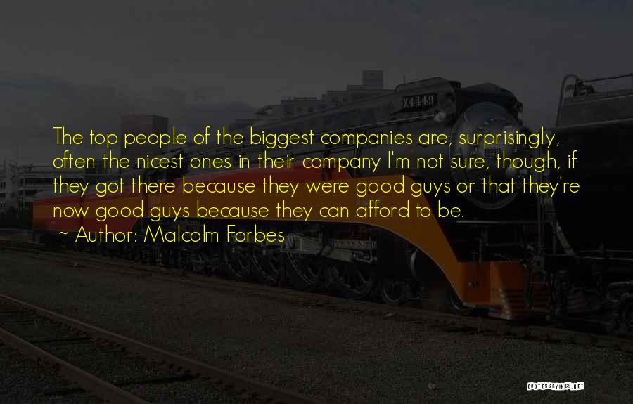 Companies Quotes By Malcolm Forbes