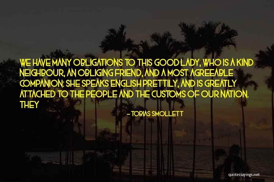 Companion Friend Quotes By Tobias Smollett Companion Friend Quotes By Tobias Smollett