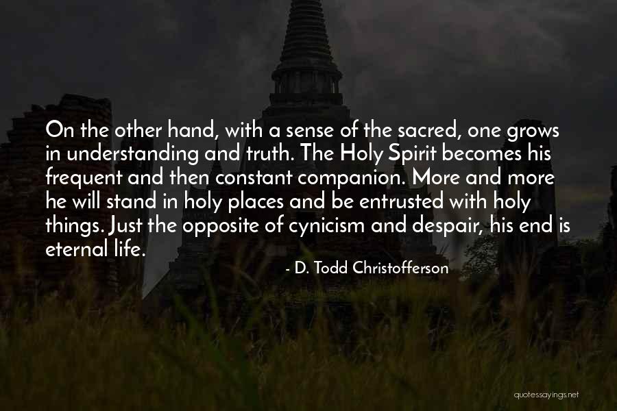 Companion In Life Quotes By D. Todd Christofferson Companion In Life Quotes By D. Todd Christofferson