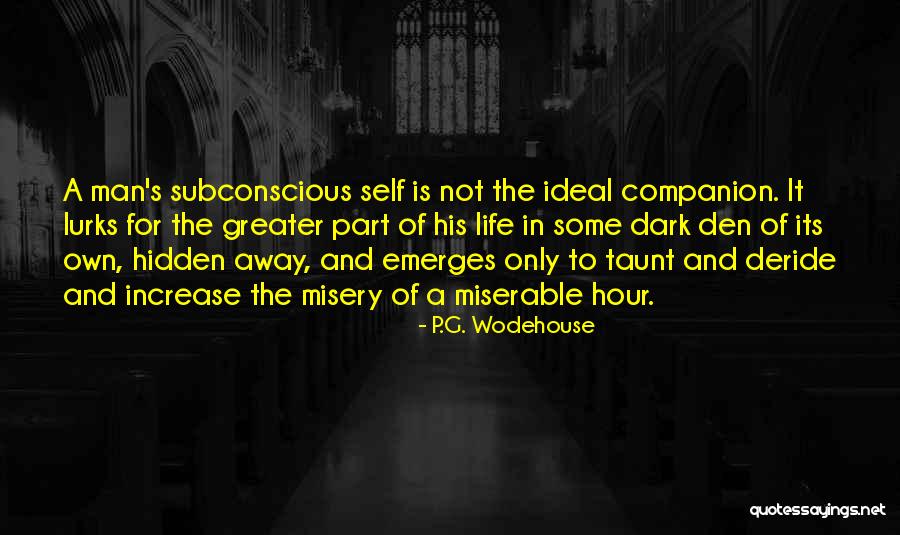 Companion In Life Quotes By P.G. Wodehouse Companion In Life Quotes By P.G. Wodehouse