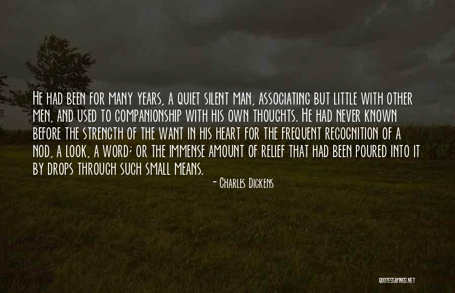 Companionship And Loneliness Quotes By Charles Dickens