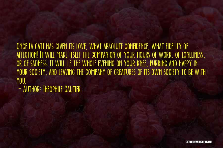 Companionship And Loneliness Quotes By Theophile Gautier