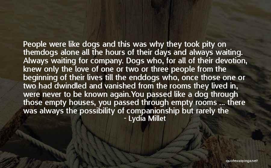 Companionship Of Dogs Quotes By Lydia Millet