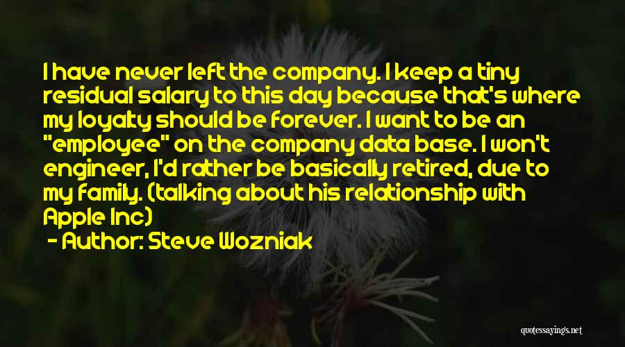Company And Employee Relationship Quotes By Steve Wozniak
