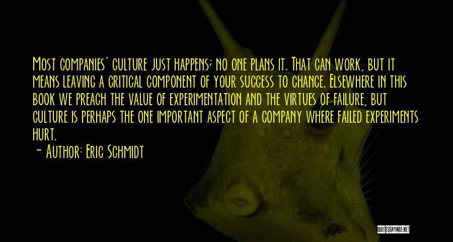 Company Failure Quotes By Eric Schmidt