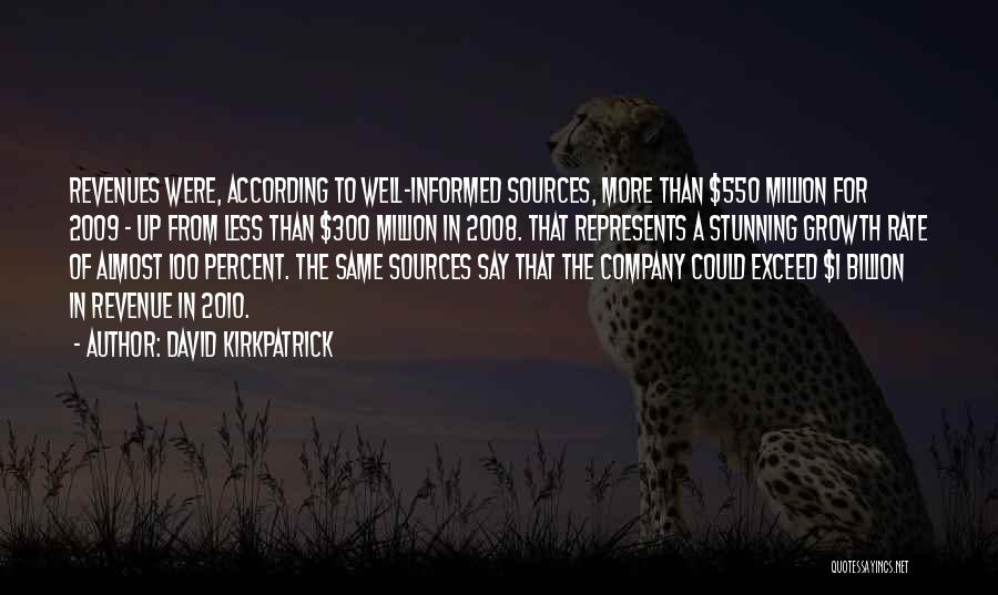 Company Growth Quotes By David Kirkpatrick