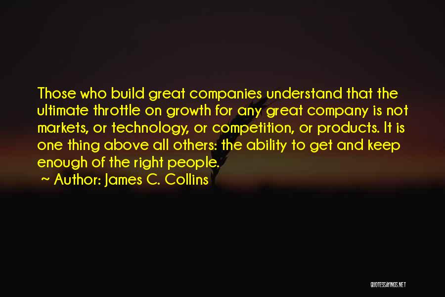 Company Growth Quotes By James C. Collins