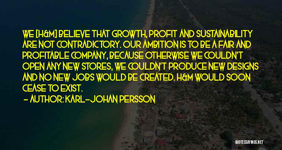 Company Growth Quotes By Karl-Johan Persson