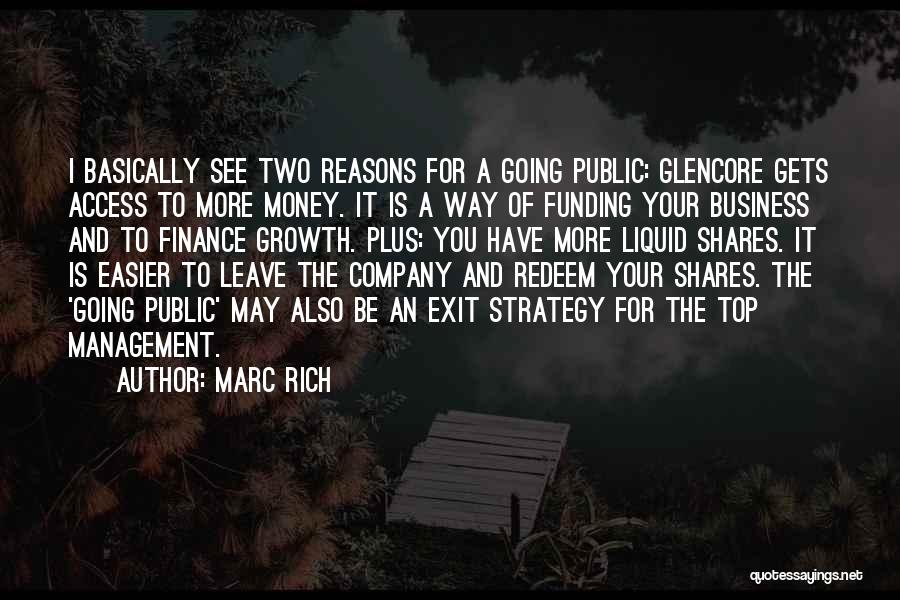 Company Growth Quotes By Marc Rich