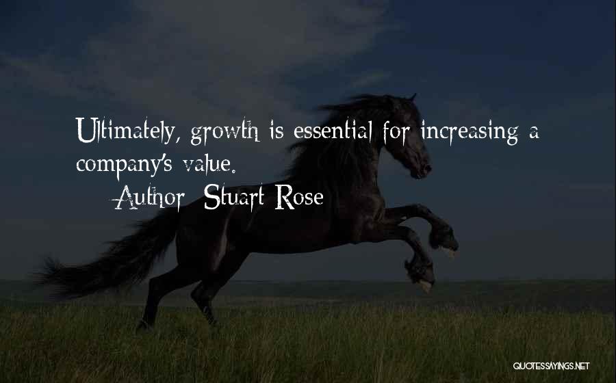 Company Growth Quotes By Stuart Rose