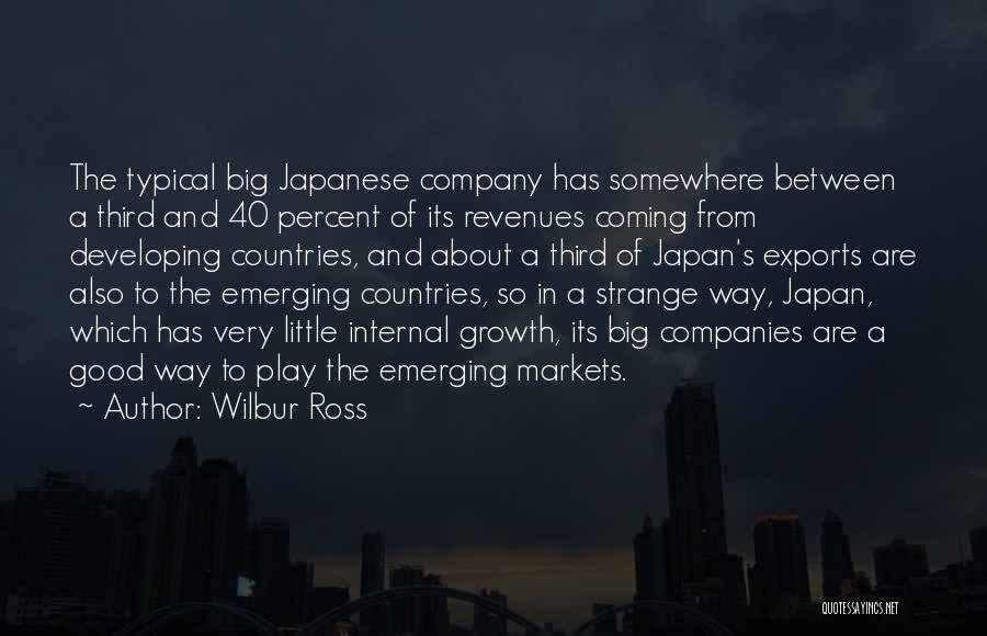 Company Growth Quotes By Wilbur Ross