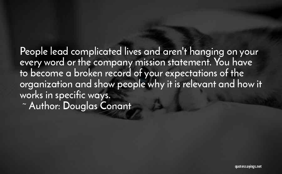 Company Mission Statement Quotes By Douglas Conant