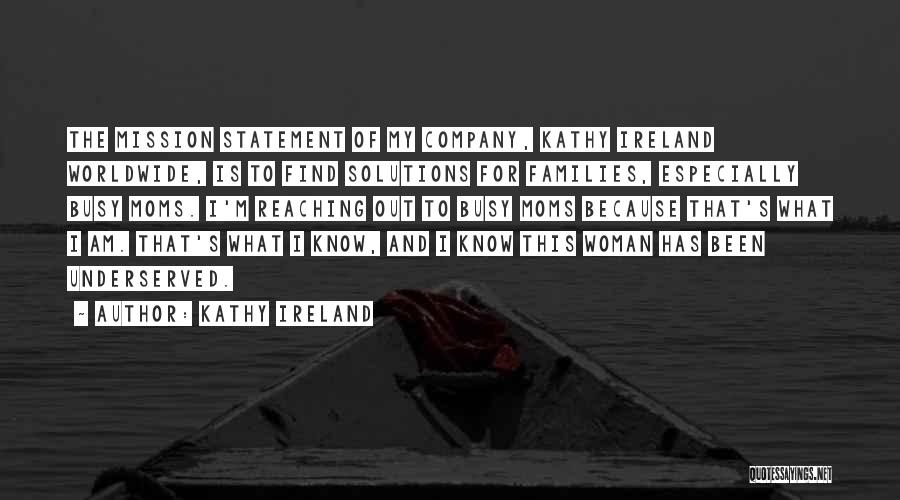 Company Mission Statement Quotes By Kathy Ireland