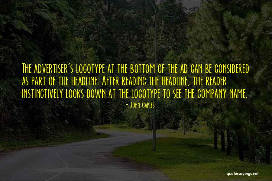 Company Names Quotes By John Caples Company Names Quotes By John Caples