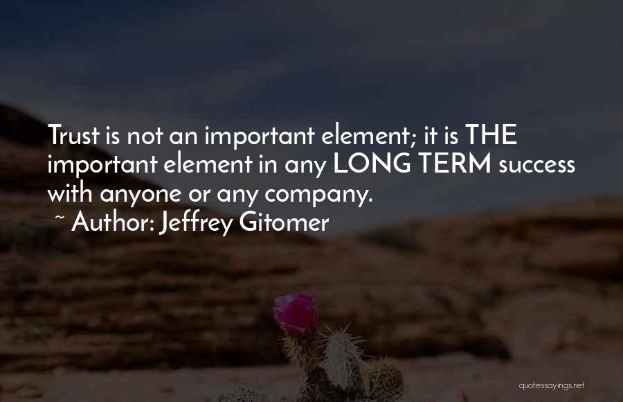 Company Success Quotes By Jeffrey Gitomer