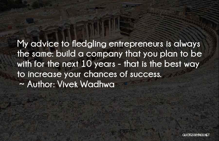 Company Success Quotes By Vivek Wadhwa