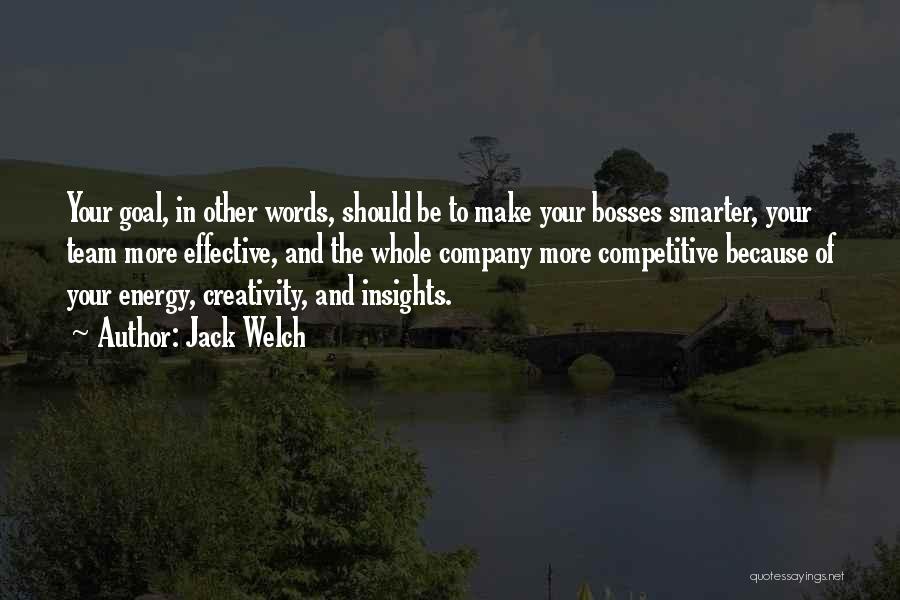 Company Team Quotes By Jack Welch