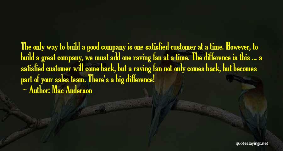 Company Team Quotes By Mac Anderson