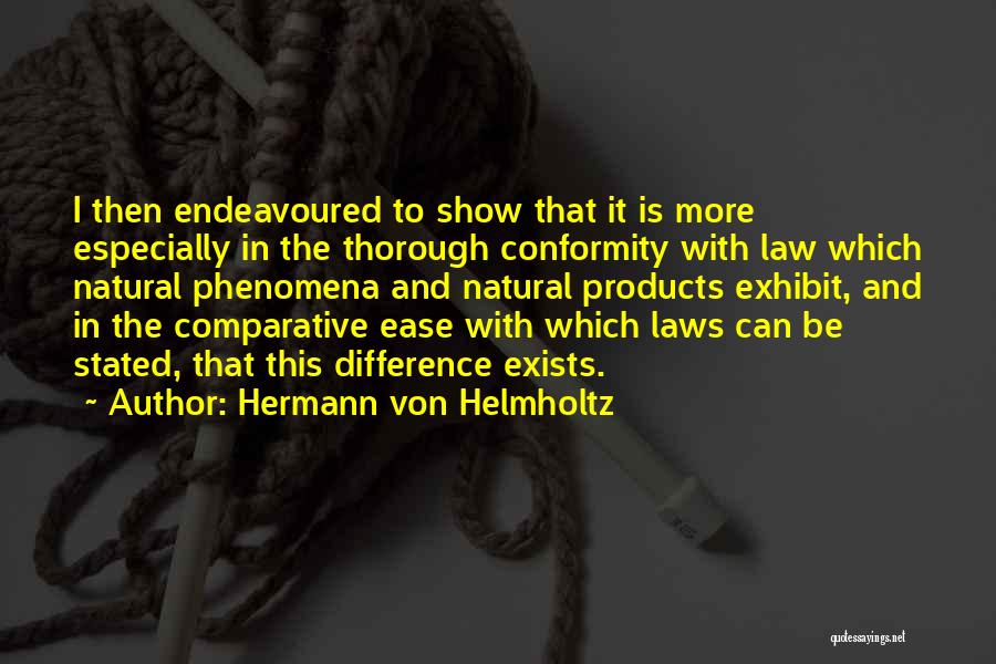 Comparative Law Quotes By Hermann Von Helmholtz