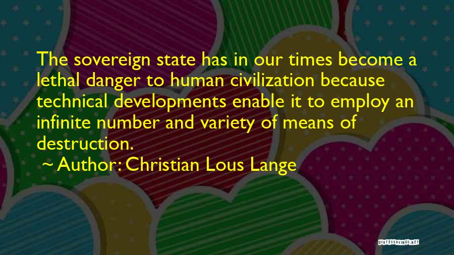 Compare Contrast Quotes By Christian Lous Lange