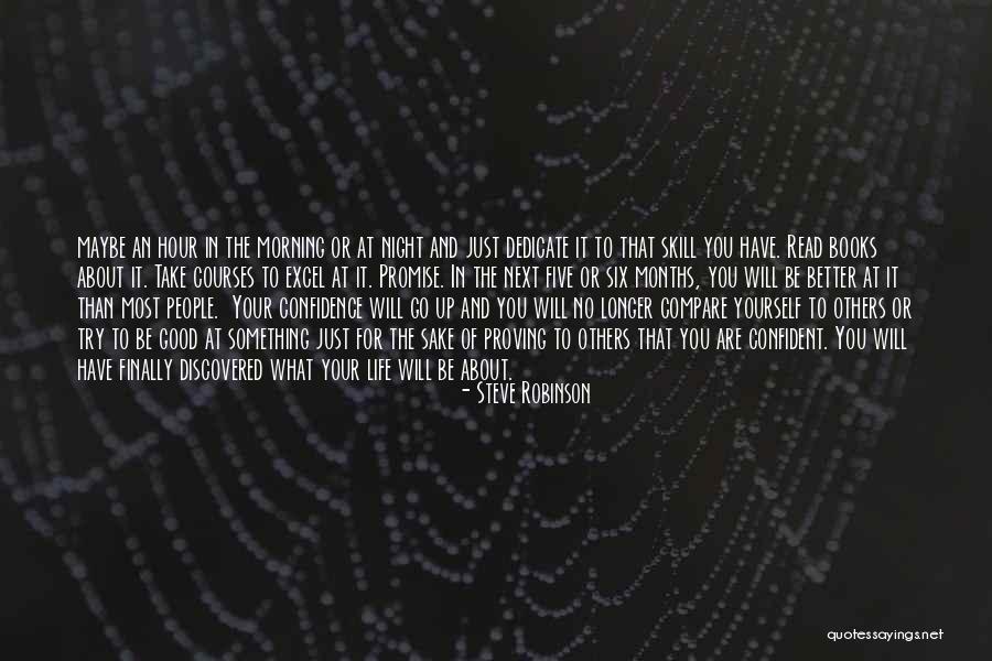 Compare To Others Quotes By Steve Robinson Compare To Others Quotes By Steve Robinson