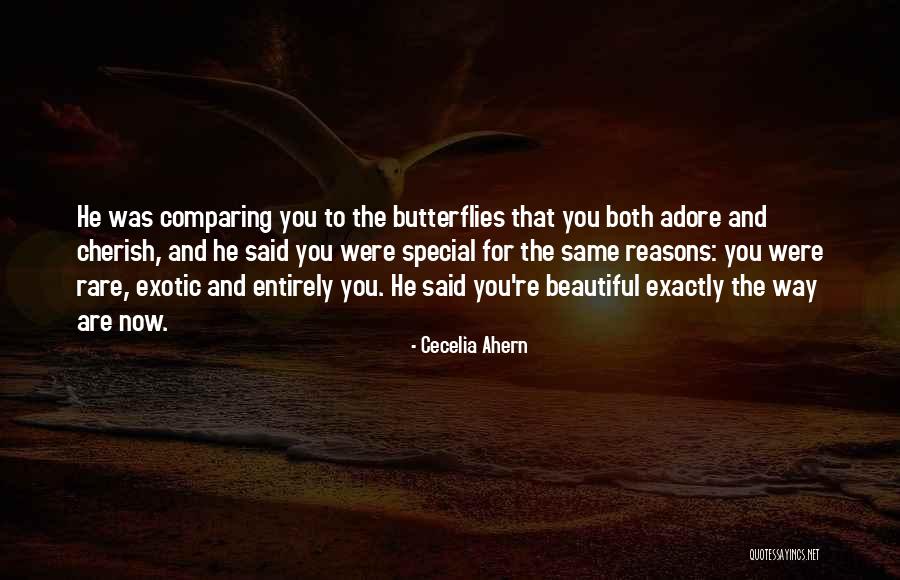 Comparing Love Quotes By Cecelia Ahern