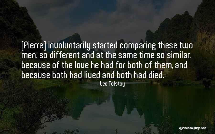 Comparing Love Quotes By Leo Tolstoy