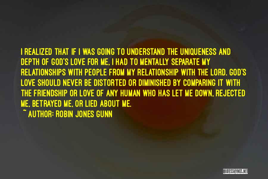 Comparing Love Quotes By Robin Jones Gunn