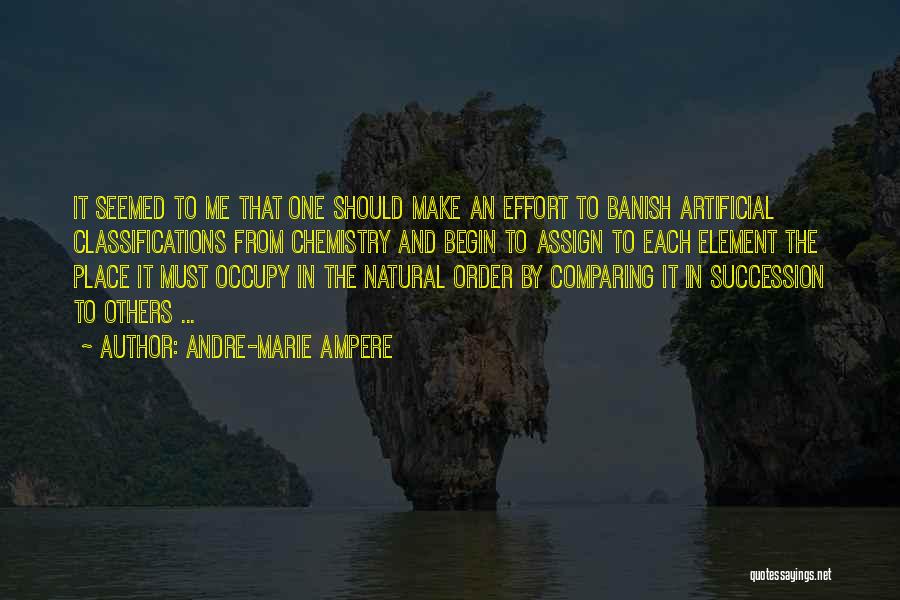 Comparing Others Quotes By Andre-Marie Ampere