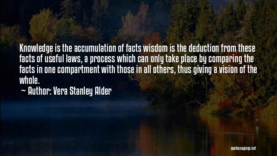 Comparing Others Quotes By Vera Stanley Alder