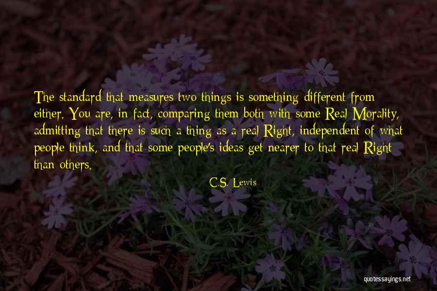 Comparing To Others Quotes By C.S. Lewis Comparing To Others Quotes By C.S. Lewis