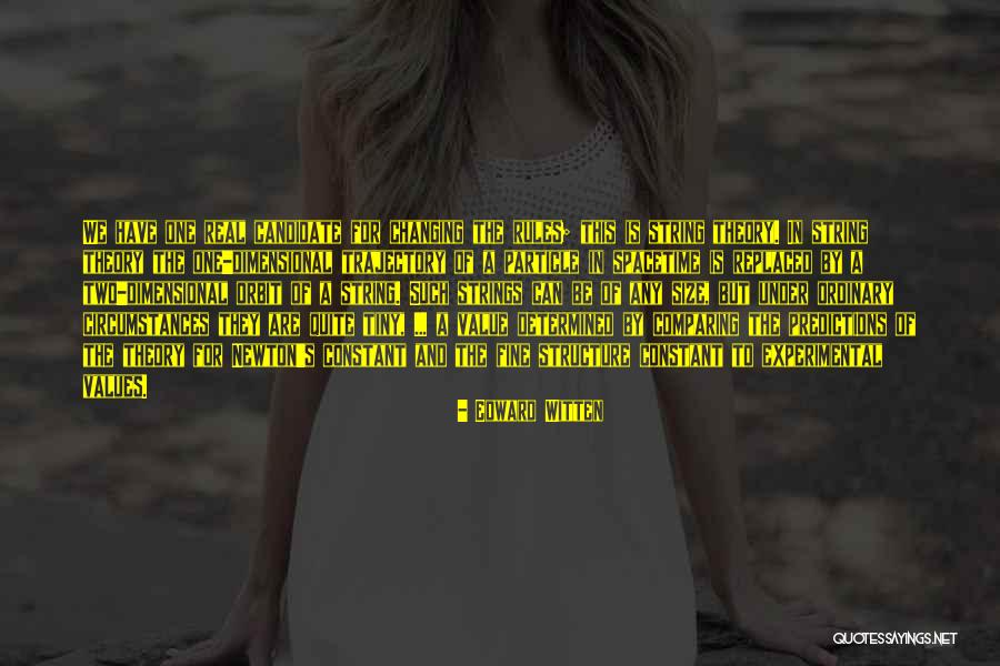 Comparing Two Things Quotes By Edward Witten Comparing Two Things Quotes By Edward Witten