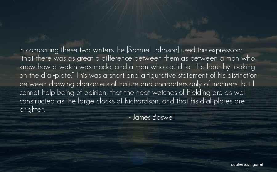 Comparing Two Things Quotes By James Boswell Comparing Two Things Quotes By James Boswell