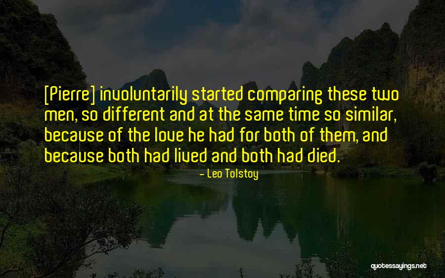Comparing Two Things Quotes By Leo Tolstoy Comparing Two Things Quotes By Leo Tolstoy