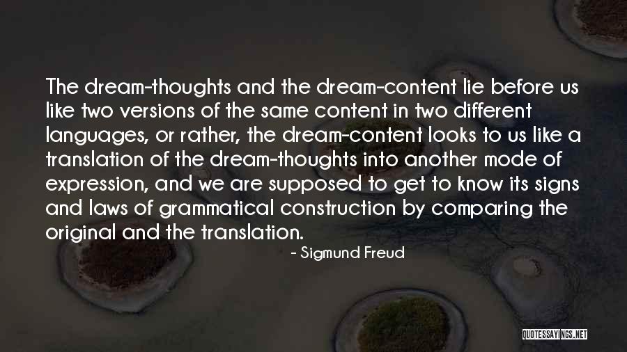 Comparing Two Things Quotes By Sigmund Freud Comparing Two Things Quotes By Sigmund Freud