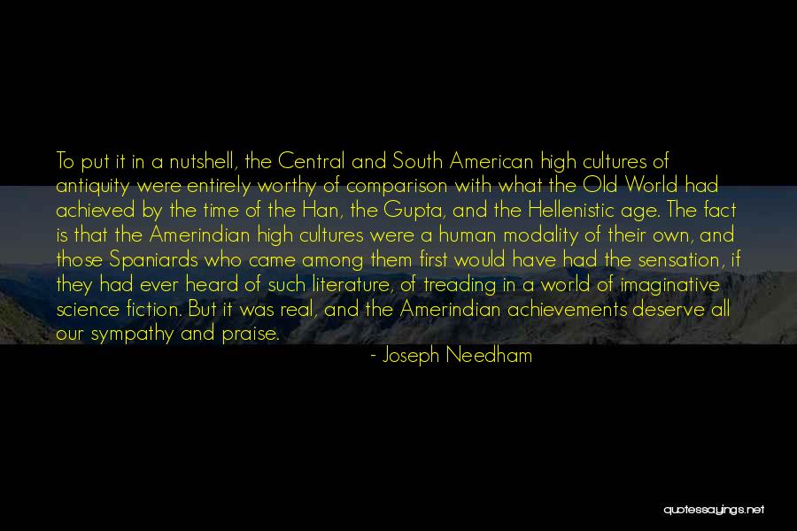 Comparison Literature Quotes By Joseph Needham Comparison Literature Quotes By Joseph Needham