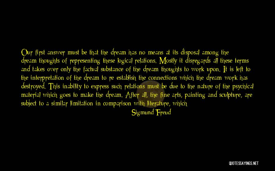 Comparison Literature Quotes By Sigmund Freud Comparison Literature Quotes By Sigmund Freud