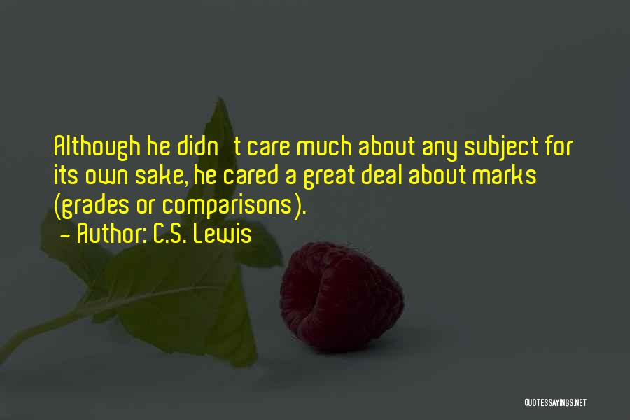 Comparisons Quotes By C.S. Lewis