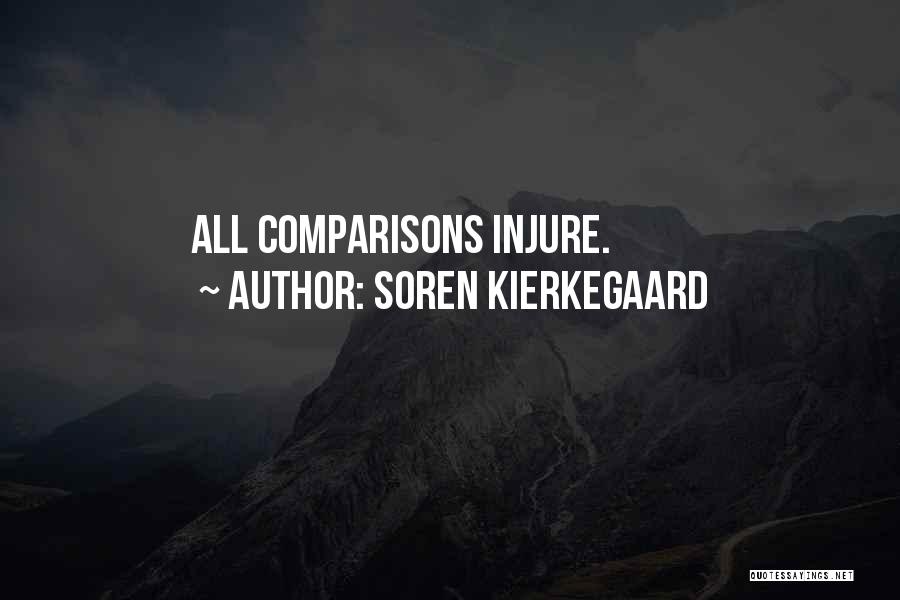 Comparisons Quotes By Soren Kierkegaard