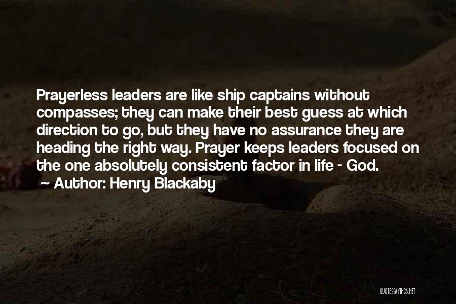 Compasses And Life Quotes By Henry Blackaby