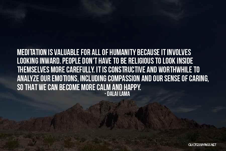 Compassion And Humanity Quotes By Dalai Lama