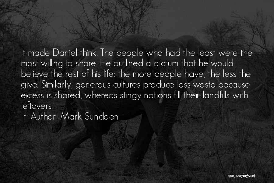 Compassion And Humanity Quotes By Mark Sundeen
